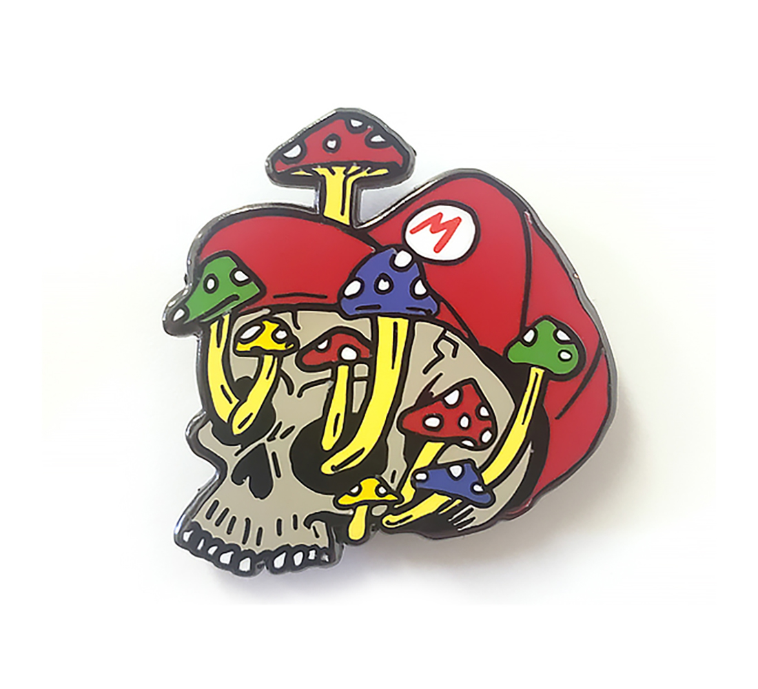 Mushroom Bro pin