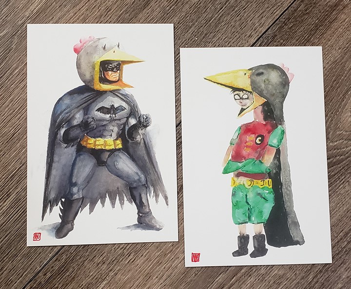 Batman And Robin print set